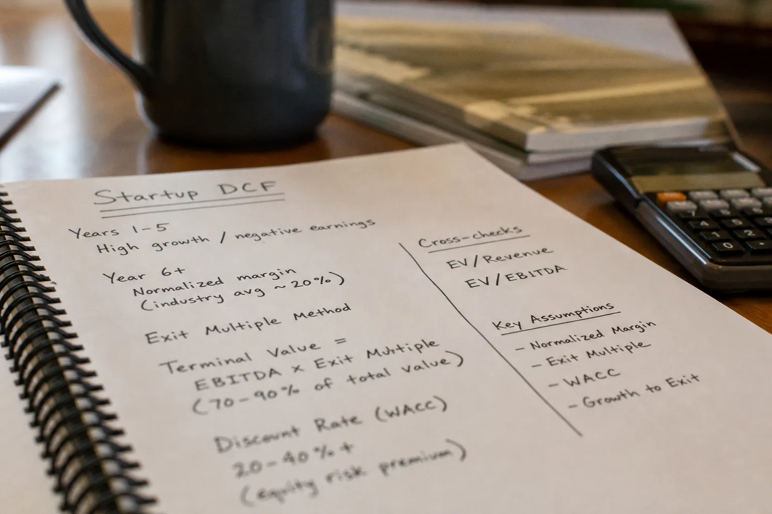 Build a DCF Model for Negative Earnings Startups